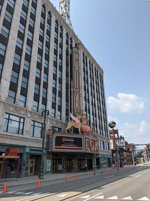the fox theatre in detroit