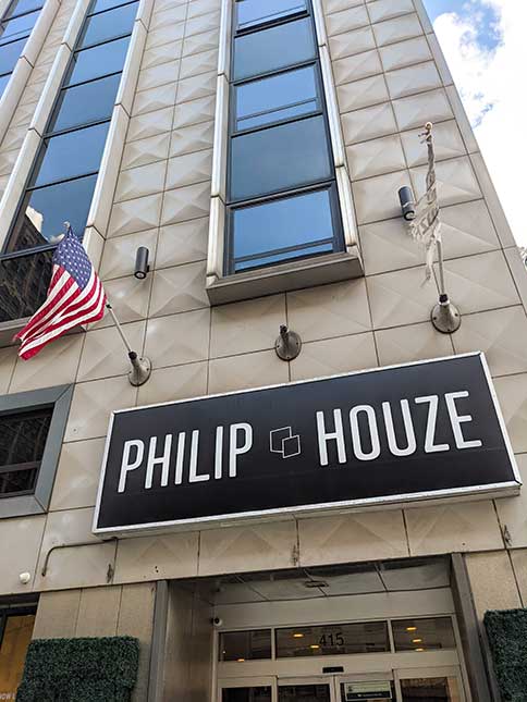 outside of philip houze hotel and one of the best budget places in detroit