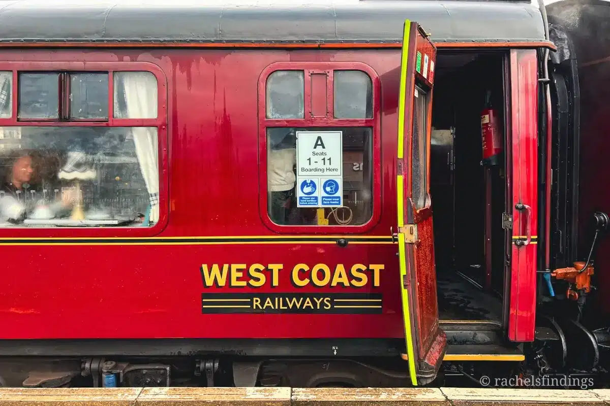 west coast railways jacobite train car