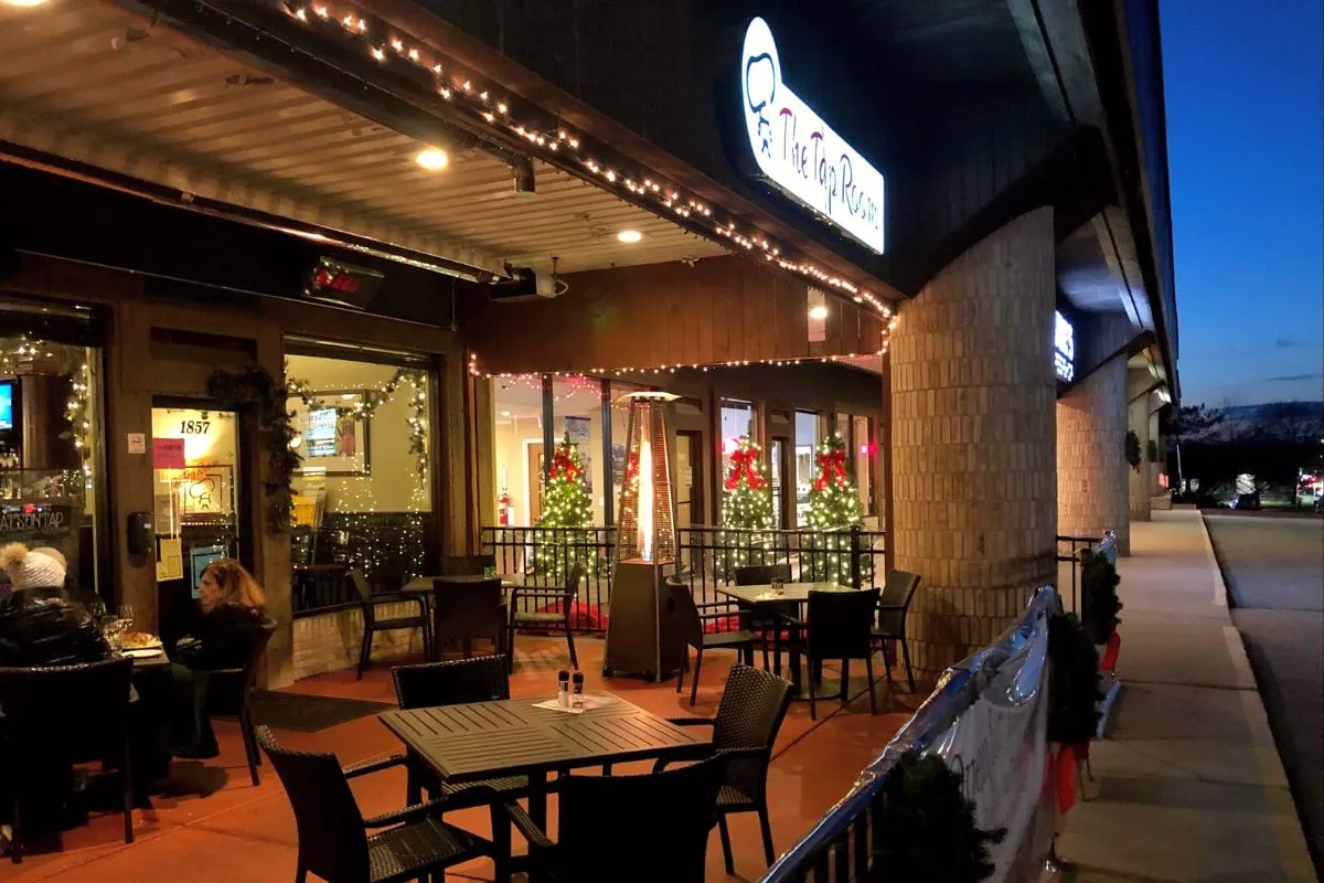tavern and tap outdoor seating