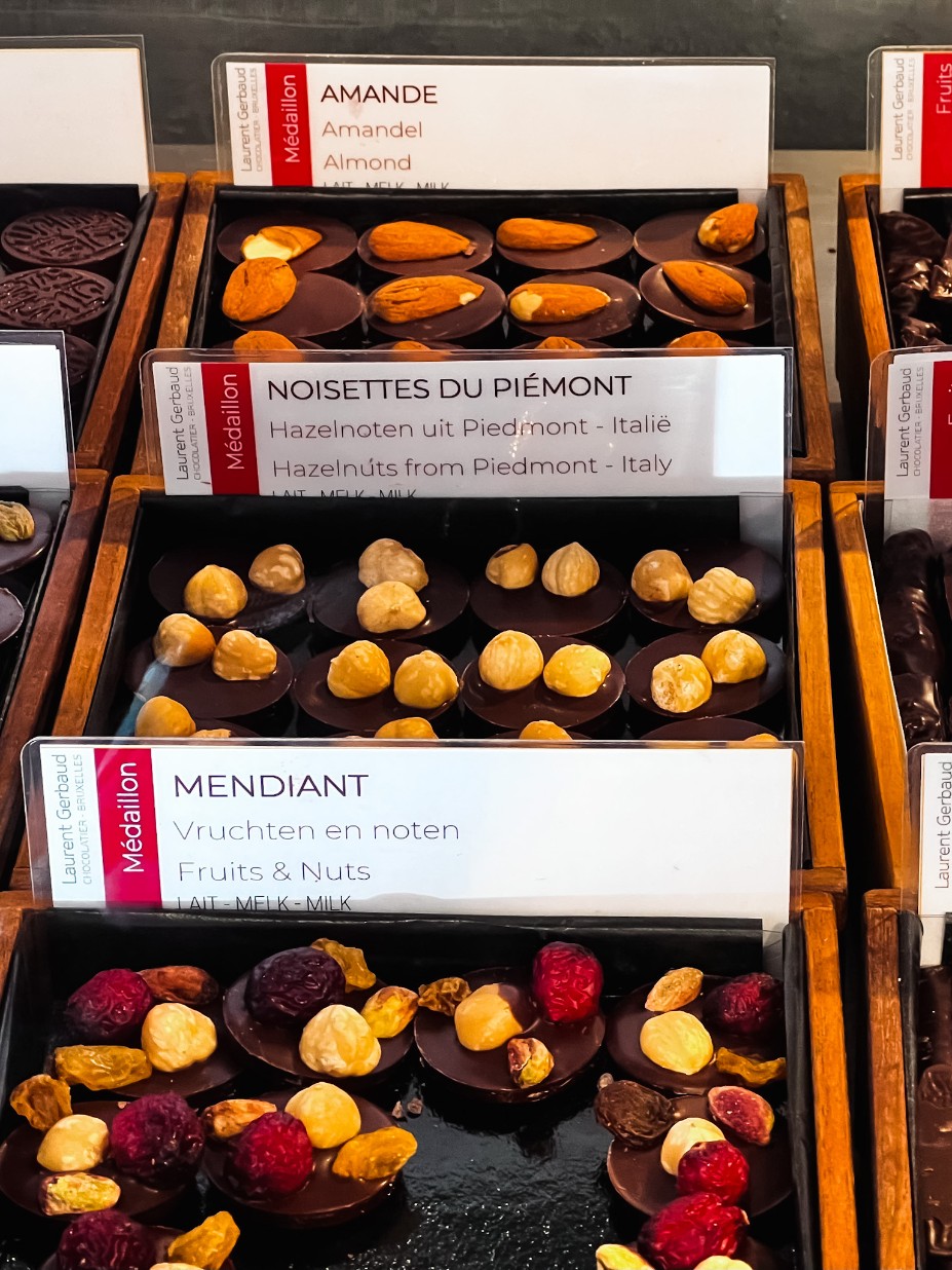 variety of laurent gerbaud chocolate