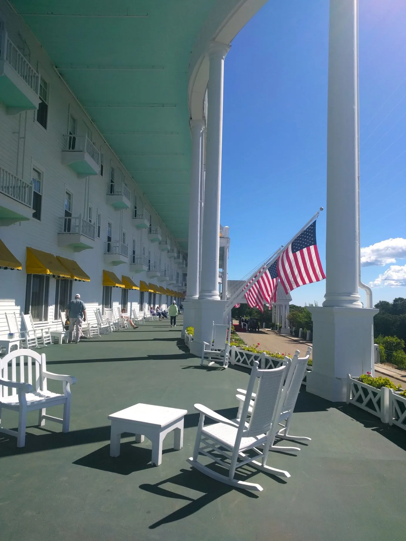 grand hotel porch mackinac island