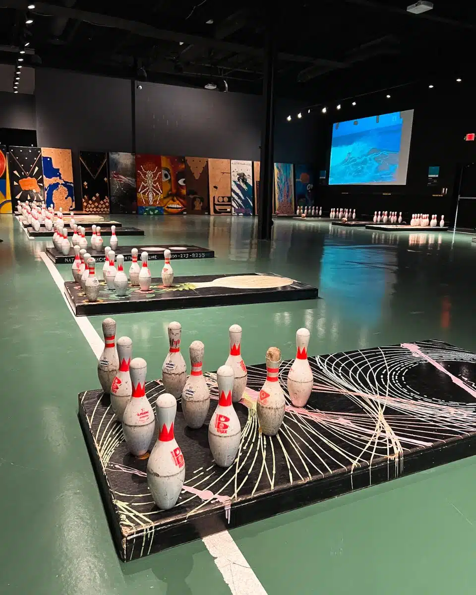 throwbowling game arena okemos michigan