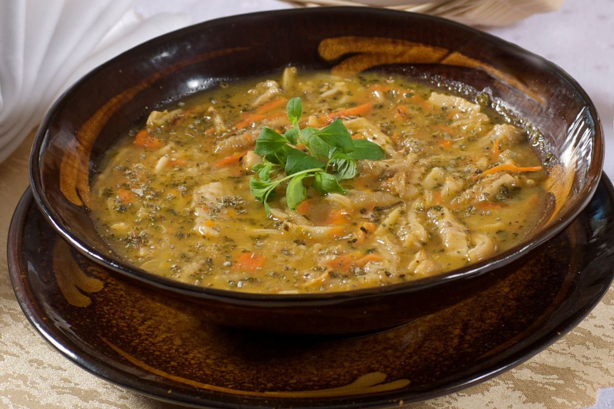 flaki a traditonal polish soup is a food to try in warsaw for adventurous eaters